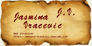 Jasmina Vračević vizit kartica